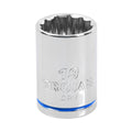 Trojan 19mm Socket 1/2 Drive - Polished Chrome Vanadium - Durable - 12-Point - SuperSaverAU - view 1