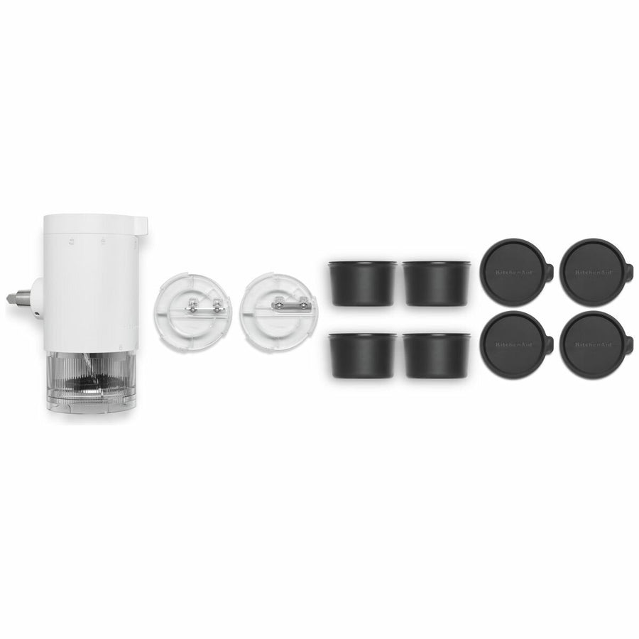 KitchenAid Ice Shaver Attachment - White - Fine and Coarse Blades - 5KSMSIA