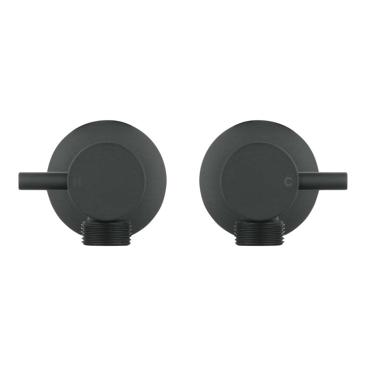 Mondella Black Matte Resonance 1/4 Turn Pin Lever Washing Machine Set - 1245mm x 76mm x 245mm - Ergonomic Design - Precise Water Control - SuperSaverAU - view 3