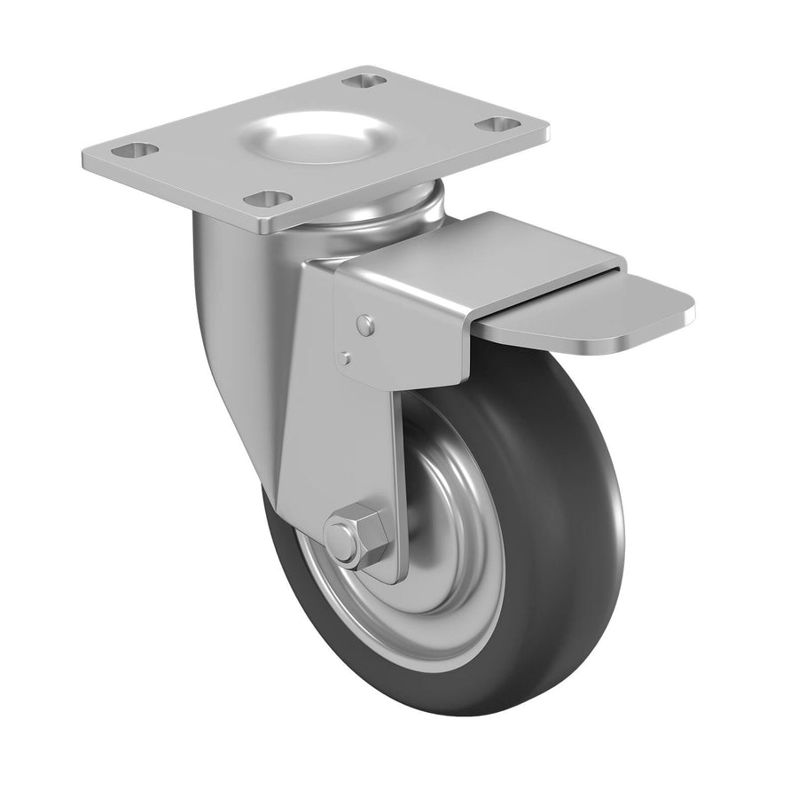 Rack It PRO Castors Set 4 Pack Black Powder Coated Steel