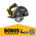 DeWALT 18V XR 184mm Brushless Cordless Metal Cutting Circular Saw Skin DCS383N-XJ