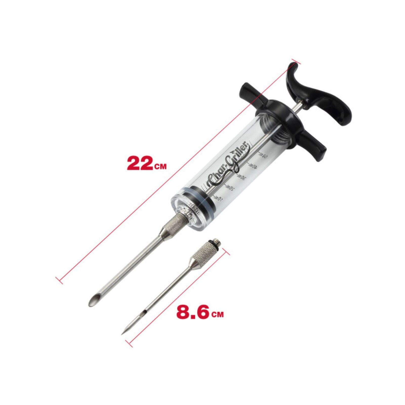 Char-Griller 50ml Dual Needle BBQ Marinade Injector