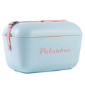 Polarbox Pop 20L Cooler - Sky with Rose Logo and Strap - Thermal Insulation - PLBP20SR