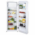 Artusi 277L Retro Style Top Mount Fridge - White - Manual Defrost - Wine and Beverage Shelf - ARET330W