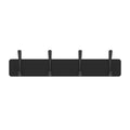 Mode Hat And Coat Rack - 4 Black Hooks - Durable Black Board - Functional - SuperSaverAU - view 1