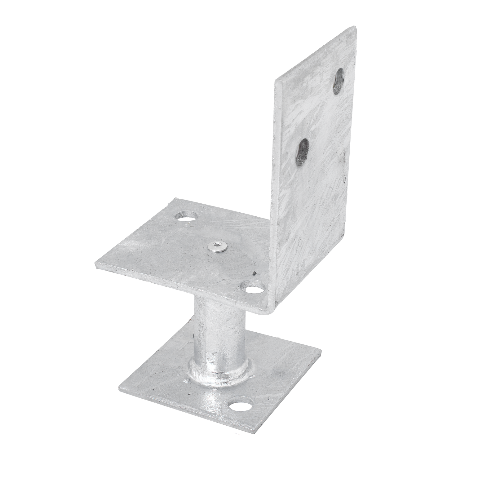 Pryda 65mm Half Stirrup Post Anchor M10 Bolt Down Hot Dip Galvanised