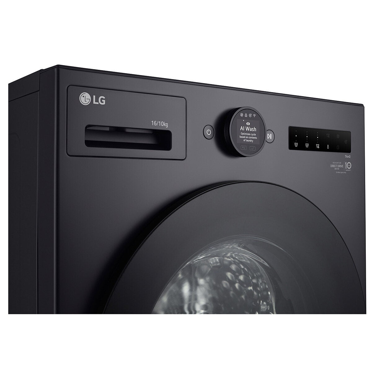 LG Series XL 16kg/10kg Washer Dryer Combo - Steam Allergy Care - Matte Graphite - WXLC-1016G