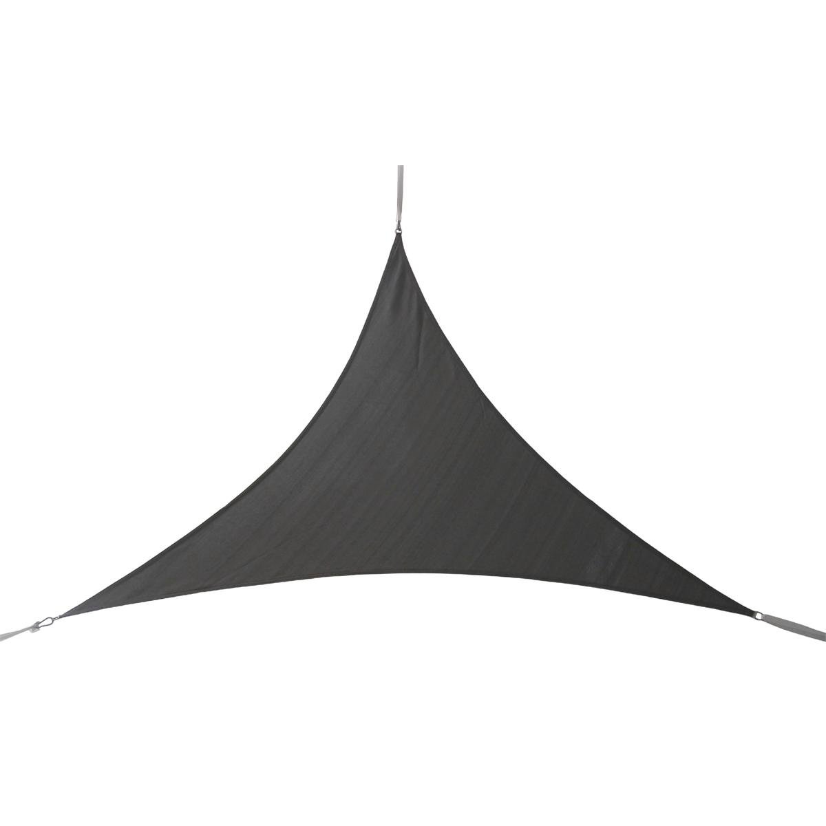 Marquee Triangle Shade Sail 3 x 3m Charcoal HDPE Weather Resistant - SuperSaverAU - view 1