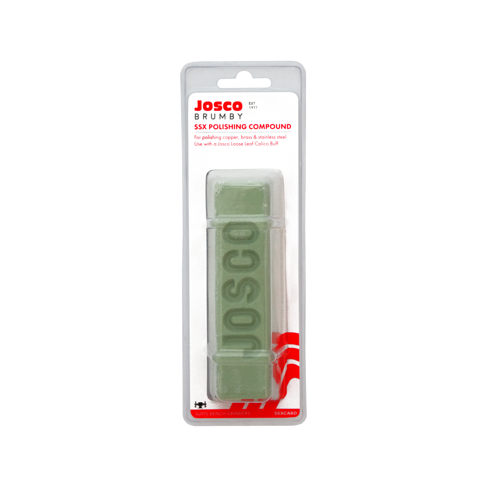 Josco SSX Green Polishing Compound for Copper, Brass & Stainless