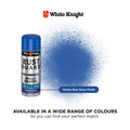 White Knight Rust Guard Epoxy Enamel Spray Paint 310g - Marine Blue Gloss, Solvent Based Metal Finish