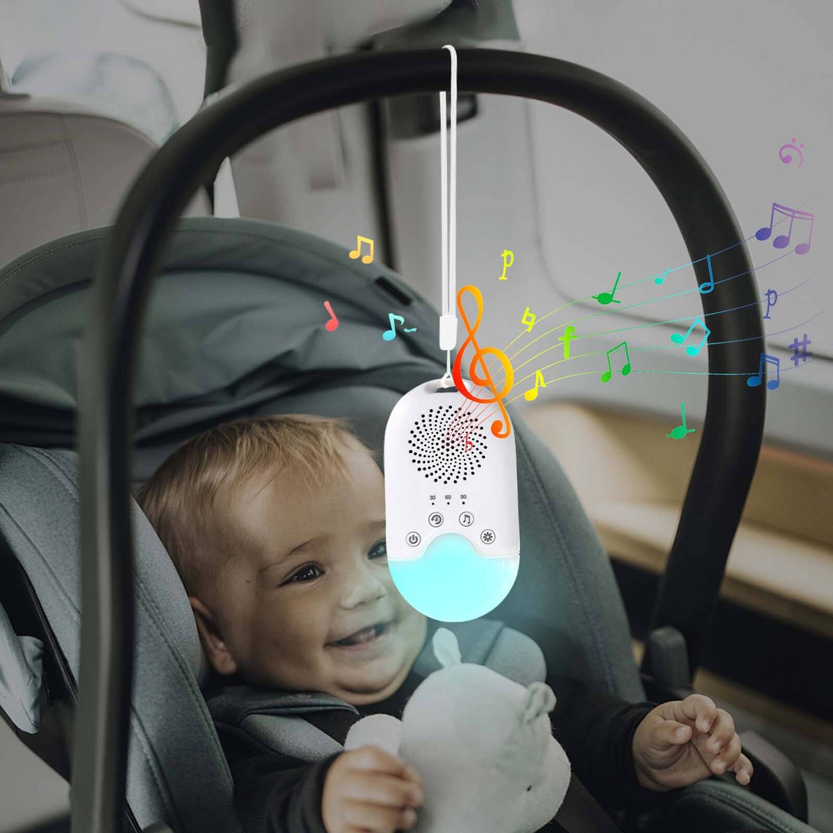 Mistral Slumber Star Night Light & White Noise Machine - 35mm x 125mm - Calming Sleep