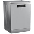 Beko 60cm Freestanding Dishwasher - 16 Place Settings, Platinum Finish, SelfDry, AquaIntense Zone - BDFB1630X