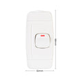 DETA Cordline Switch 240V 10A White Polycarbonate 6324B