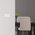 DETA X6 Two Gang Grid Plate White Polycarbonate Customisable