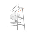 Flexi Storage Home Solutions 667mm White Double Slot Hang Track Steel Durable - SuperSaverAU - view 3
