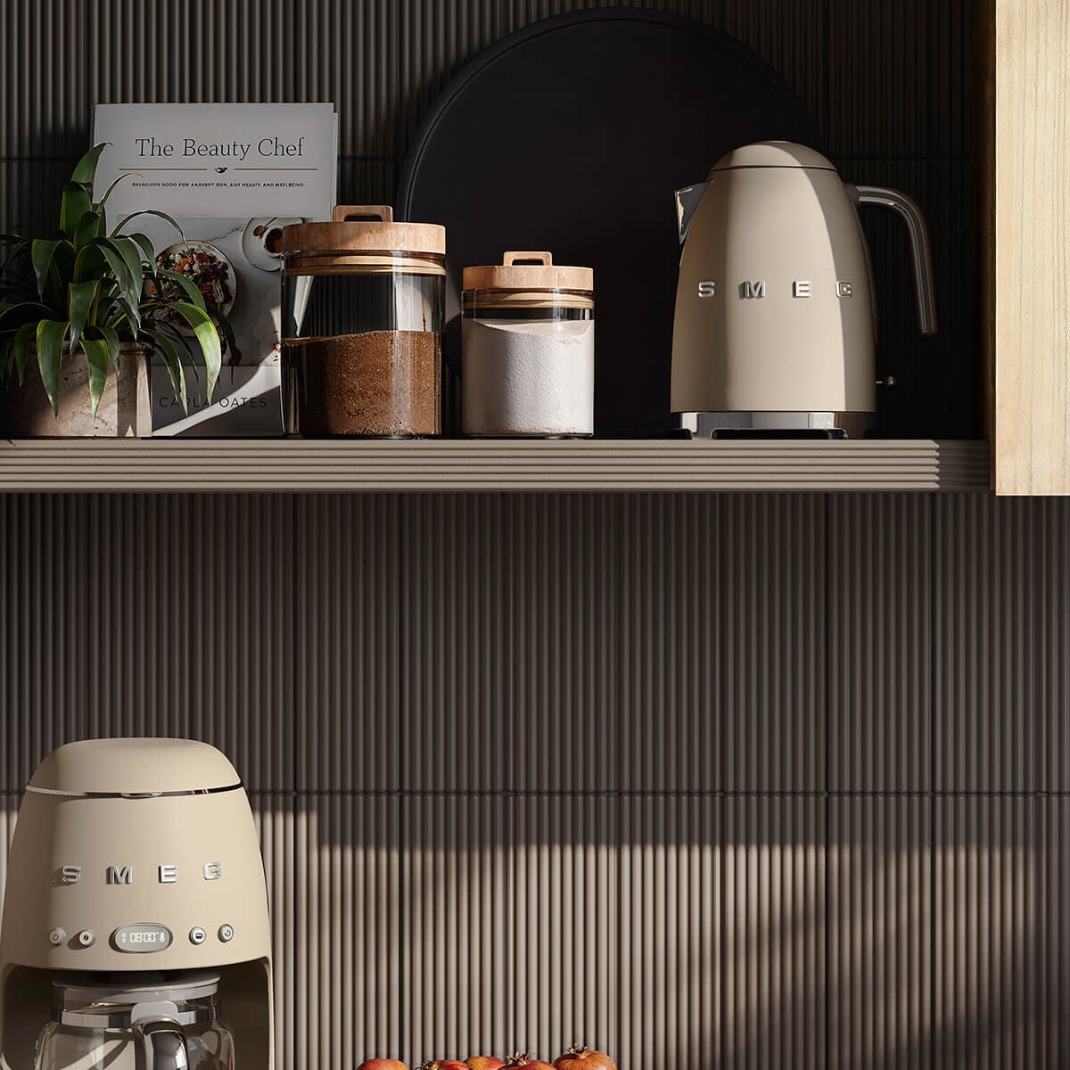 Smeg 50s Retro Style Kettle 1.7L - Moonlight, Soft Opening Lid, Stainless Steel Filter - KLF03MLMAU