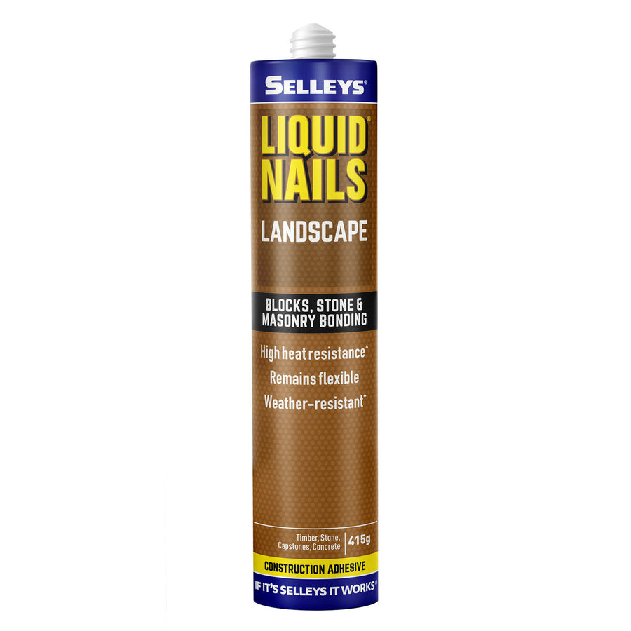 Selleys Liquid Nails Landscape Stone and Concrete Adhesive Grey 415g