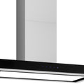 Glem Gas Quiet Air 120cm canopy rangehood - stainless steel, off-board motor, touch control - GQA120TBLED