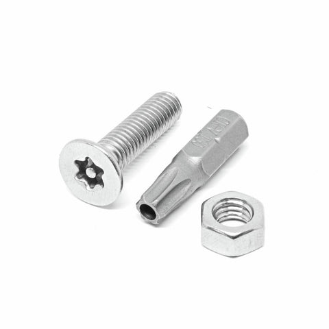 Pinnacle M8 x 35mm Stainless Steel Security Bolts - 8 Pack - Flat Head - Tamper Proof - SuperSaverAU - view 1