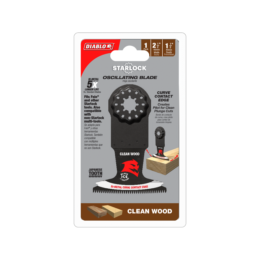 Diablo 65mm Starlock Multi Tool Plunge Cutting Blade - Precision Cutting - SuperSaverAU - view 1