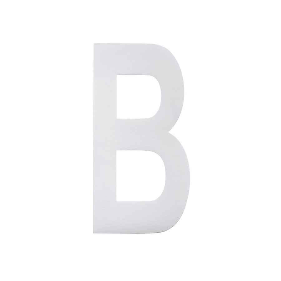 Sandleford Wheelie Bin Self Adhesive Letter B - 175mm - Pack of 2 - White - SuperSaverAU - view 1