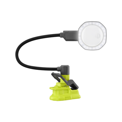 Ryobi 18V ONE+ Magnifying Clamp Light RML18 - 2.25X & 5X Magnification - Adjustable Brightness - SuperSaverAU - view 1