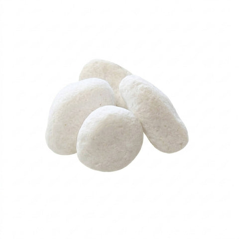 Jack 35-50mm Bright White Decorative Pebble, Garden Edging Stone