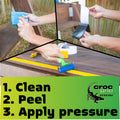 Croc Grip Glow-in-the-Dark Anti-Slip Grit Strips, 9 Pack