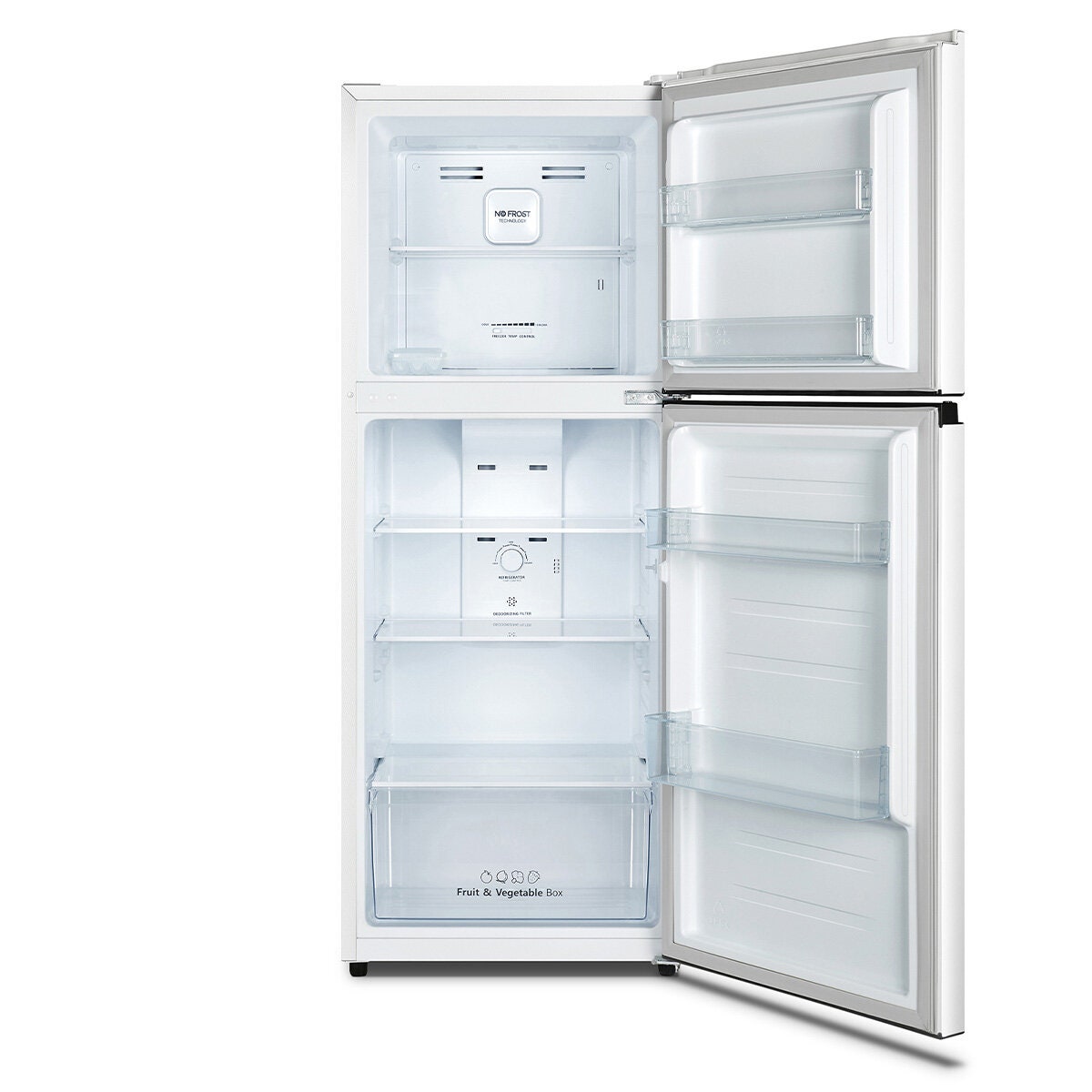 Hisense 205L Top Mount Fridge - White - Total No Frost - Multi Airflow - 4.5 Star Energy Rating - HRTF206
