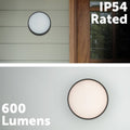 Arlec 10W LED Kea Bunker Light - 600 Lumen - Weather-Resistant - Black - SuperSaverAU - view 5