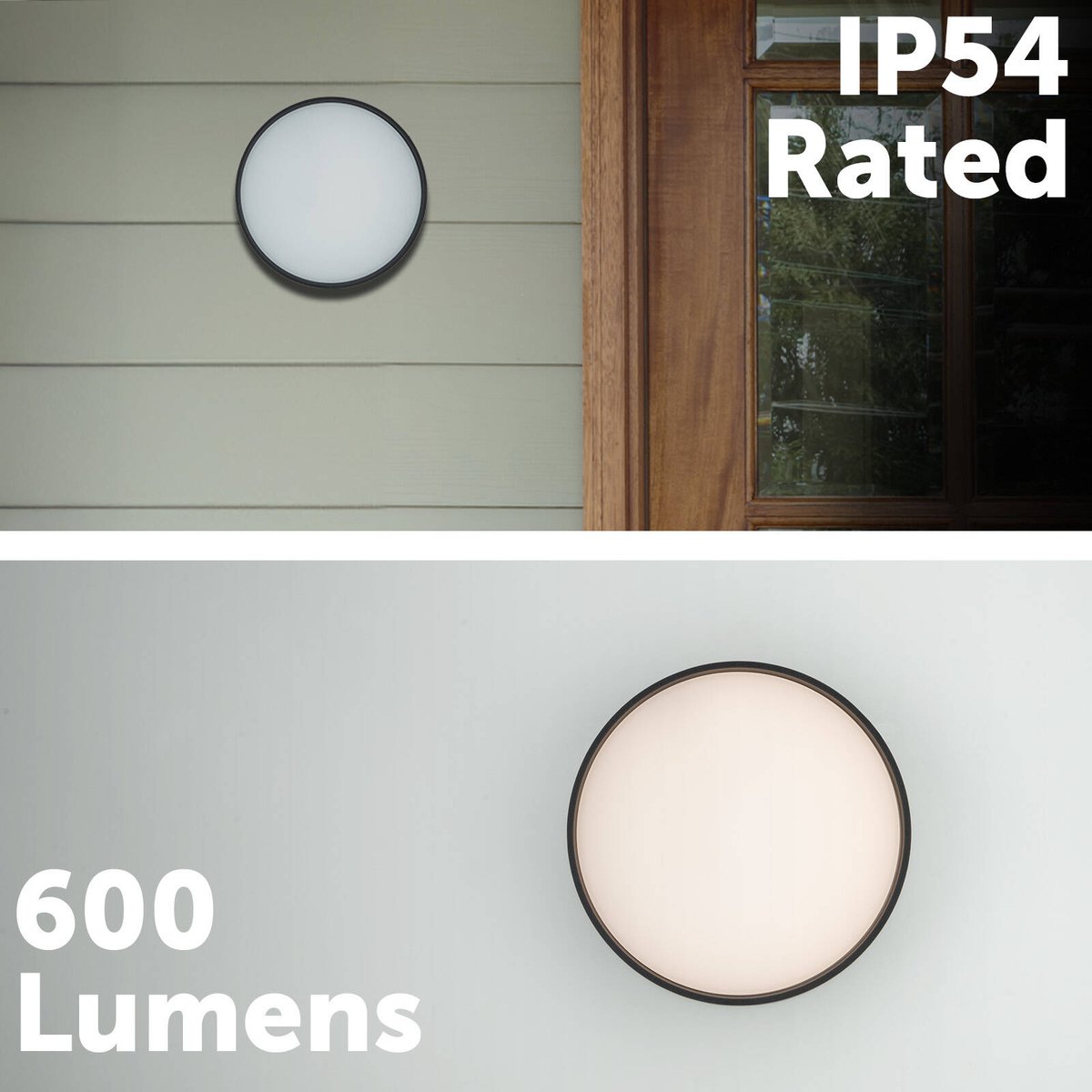 Arlec 10W LED Kea Bunker Light - 600 Lumen - Weather-Resistant - Black - SuperSaverAU - view 5