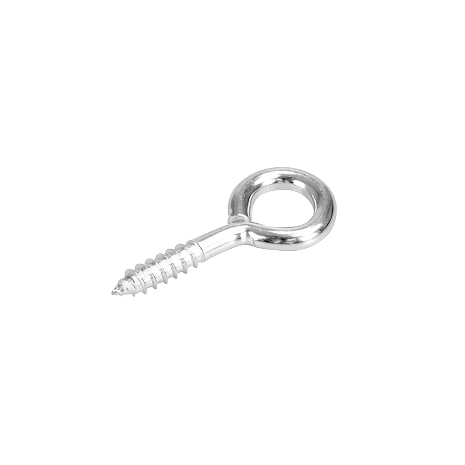 Pinnacle 7.6 x 80 x 19mm Zinc Plated Steel Eye Screw - 2 Pack, 37kg Rated