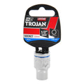 Trojan 10mm Socket 1/2 Drive - Polished Chrome Vanadium - Durable - 12-Point - SuperSaverAU - view 2