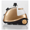 SOGA garment steamer - 1800W, 1.8L tank, 35g/min steam, adjustable pole, gold finish - GARMENTROUNDGOLD