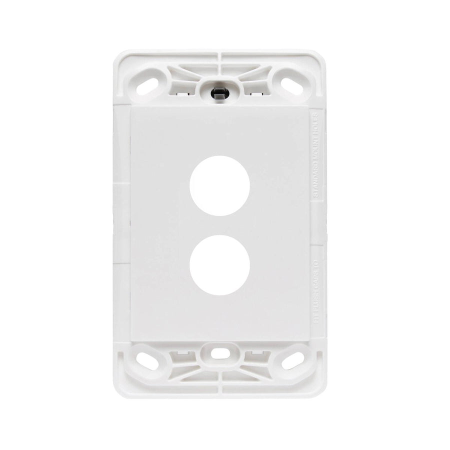 HPM Vivo Wall Switch - 2 Gang - Plastic - Easy Installation - Modern Design - SuperSaverAU - view 1