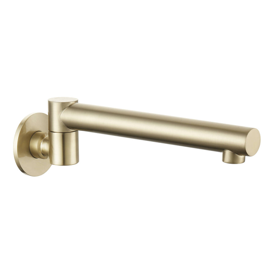 Mondella Resonance Brushed Brass Bath Swivel Spout