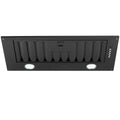 Schweigen 52cm Matte Black Undermount Rangehood - Push Button Controls, 1080m³/h - WINU-6B