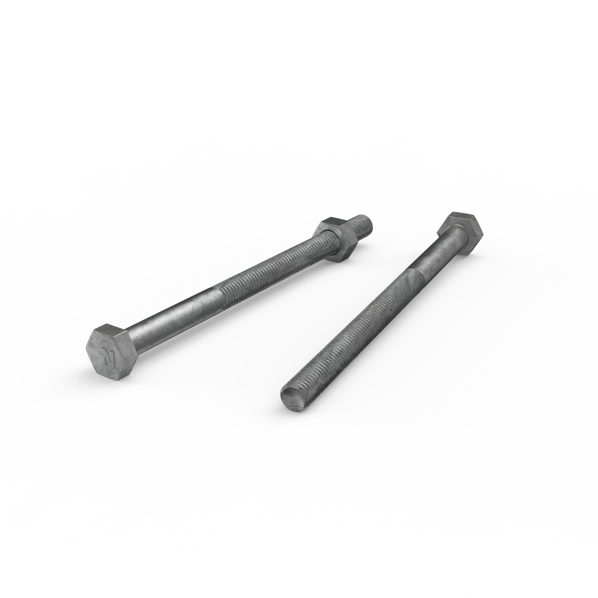 Zenith Hot Dip Galvanised Hex Head Bolts M8 x 120mm 25 Pack - SuperSaverAU - view 3