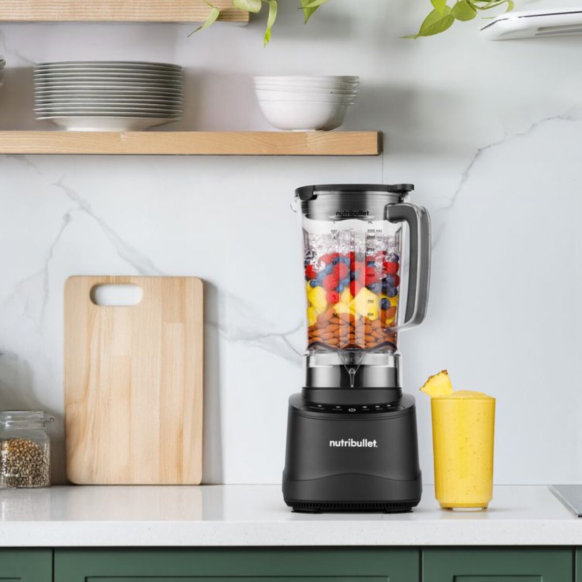 NutriBullet Powercore Blender 2.1L Pitcher - 1400W Peak Power, 20,000 RPM, Black - NBF07100