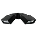 Brilliant Nighthawk 24W Black Twin Flood Light 400mm x 150mm - SuperSaverAU - view 2