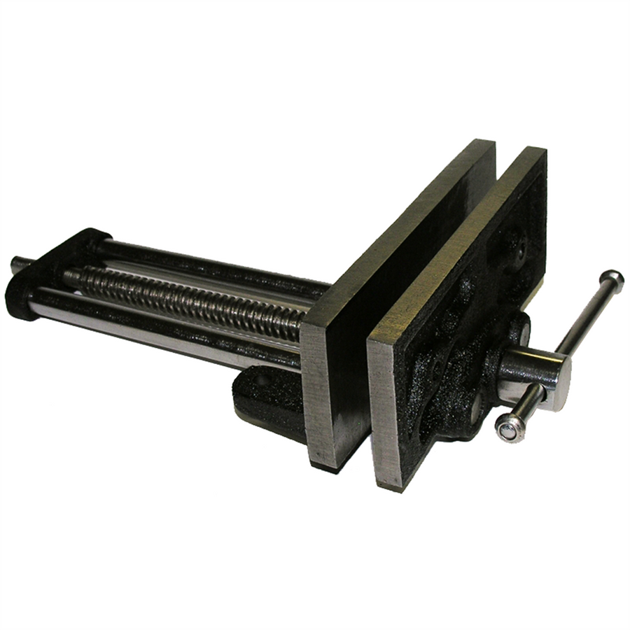 Craftright 175mm Wood Working Vice - Heavy-Duty Cast Iron - Black - SuperSaverAU - view 1