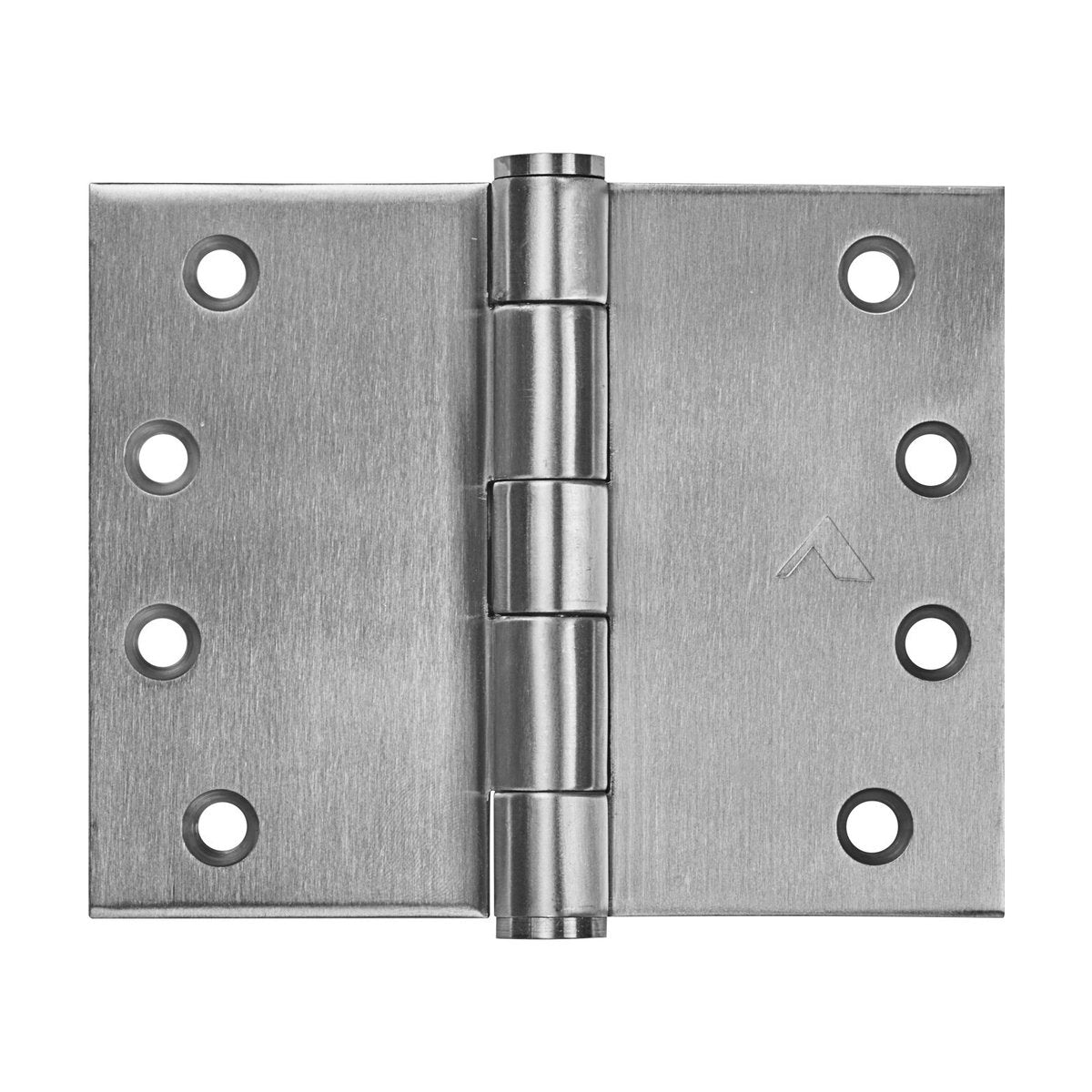 Pinnacle Wide Throw Hinge - 100mm - Satin Stainless Steel - Fixed Pin - SuperSaverAU - view 1