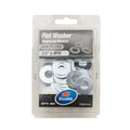 Zenith 3/8" M10 Zinc Plated Round Flat Washer - 50 Pack