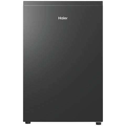Haier 300 Series 129L bar fridge - black, 4.5 star energy rating, crisper bin, quiet 38dB - HRF130UG2