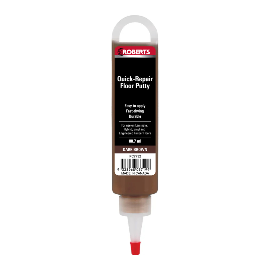 Roberts Quick Repair Floor Putty - Acrylic - Dark Brown - 88ml - Fast Drying - SuperSaverAU - view 1