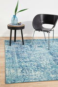 Rug Culture Evoke Medium Blue Polypropylene Rug 230x160cm - 10mm Pile - EVO253BLUE230X160