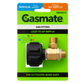 Gasmate Adaptor LCC27 to 3/8" BSPP-LH - Converts to Two Outlets - Brass/Nylon - SuperSaverAU - view 1