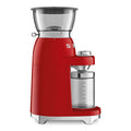 Smeg 50's retro style coffee grinder - red - 240g bean hopper - 50 grinding steps - CGF03RDAU