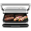 Breville AdjustaGrill & Sear Grill and Sandwich Maker - Flat & Ribbed Cooking, 2200W - LGR350BSS