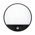 Brilliant 10W Alston Slimline Round Bunker Security Sensor Light - 205mm - Black - 1000 Lumens - PIR Motion Detection - SuperSaverAU - view 1